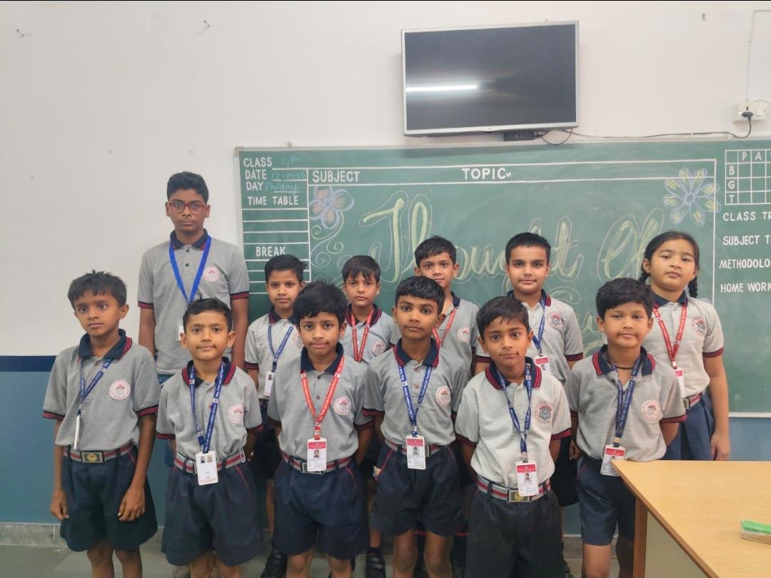Speaking activity in school assembly